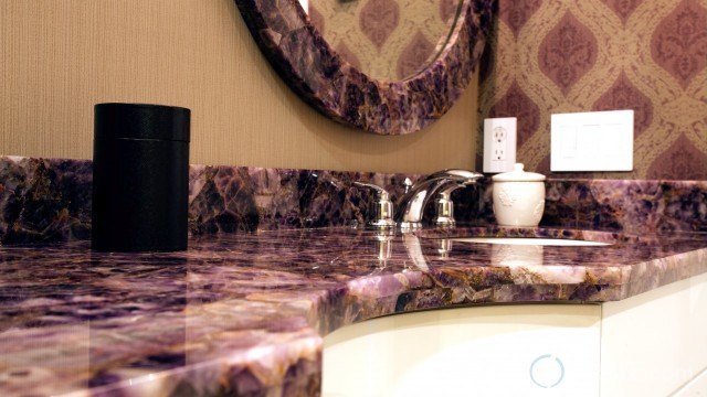 Gemstone Bathroom Countertops and Trims