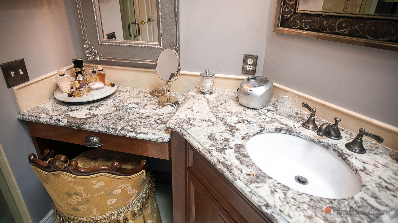 Bianco Antico Granite Bathroom | Marble.com