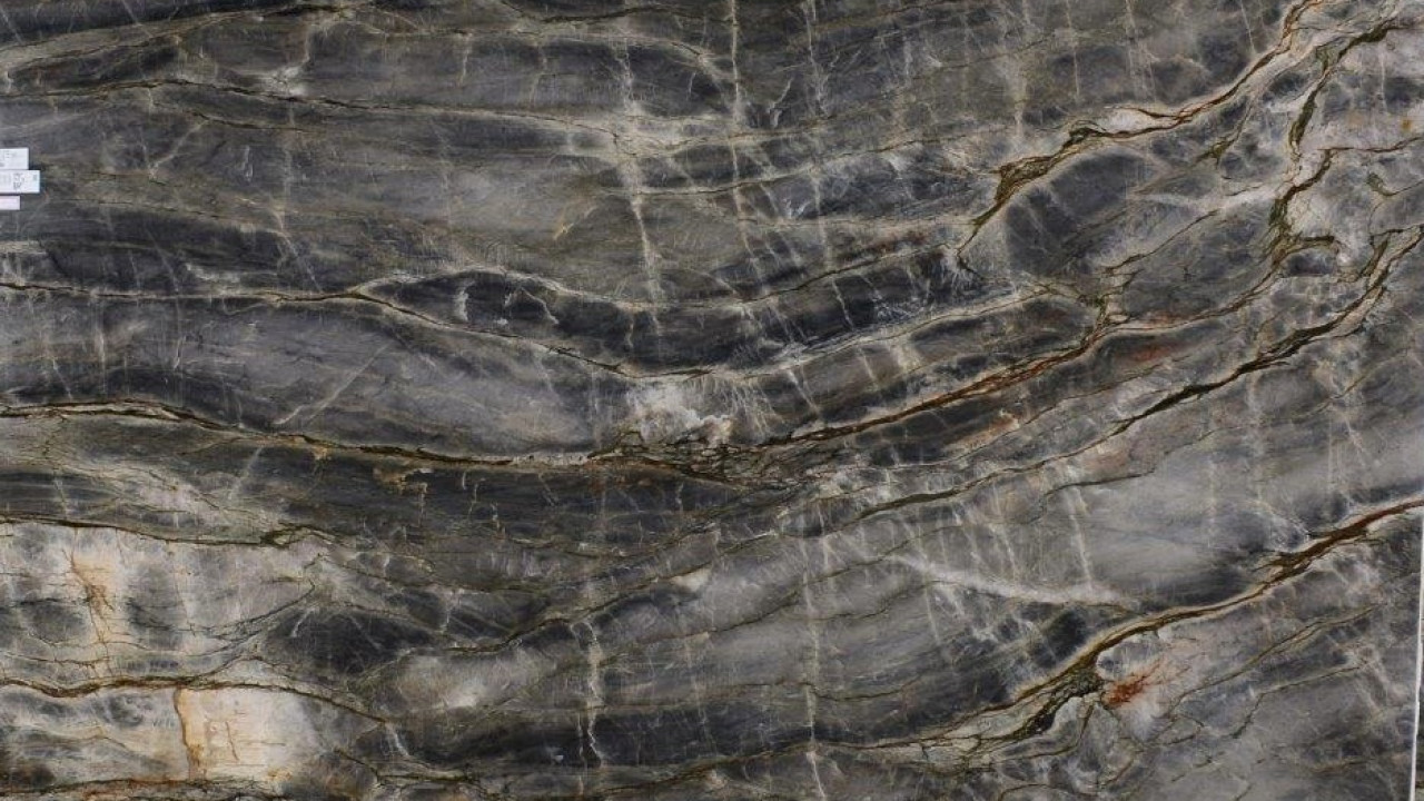 Blue Storm Leather Extra Stone Basyx Quartzit Quartzite
