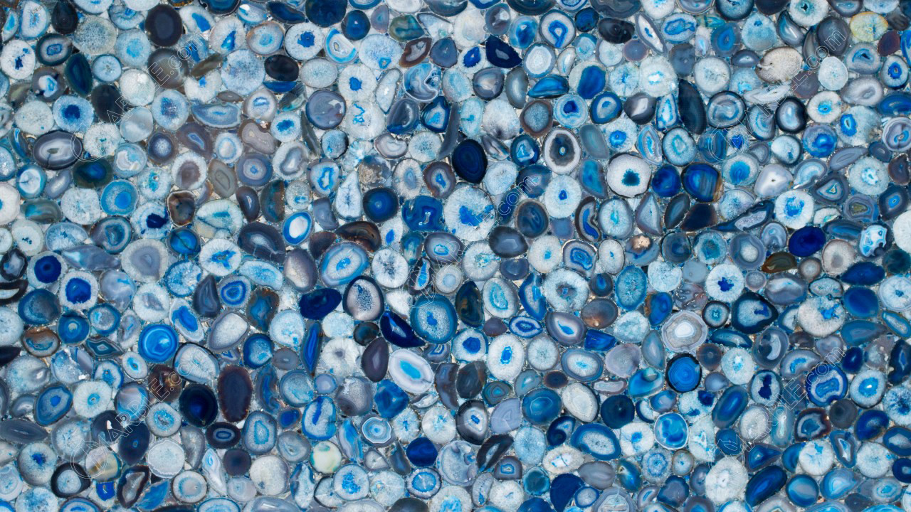 Blue shop agate countertop